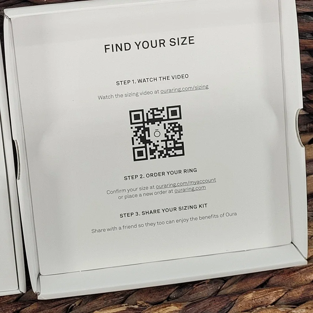 Oura JZ98-0030 Ring Size Kit Generation 2 Sizes 6-13 Complete Set